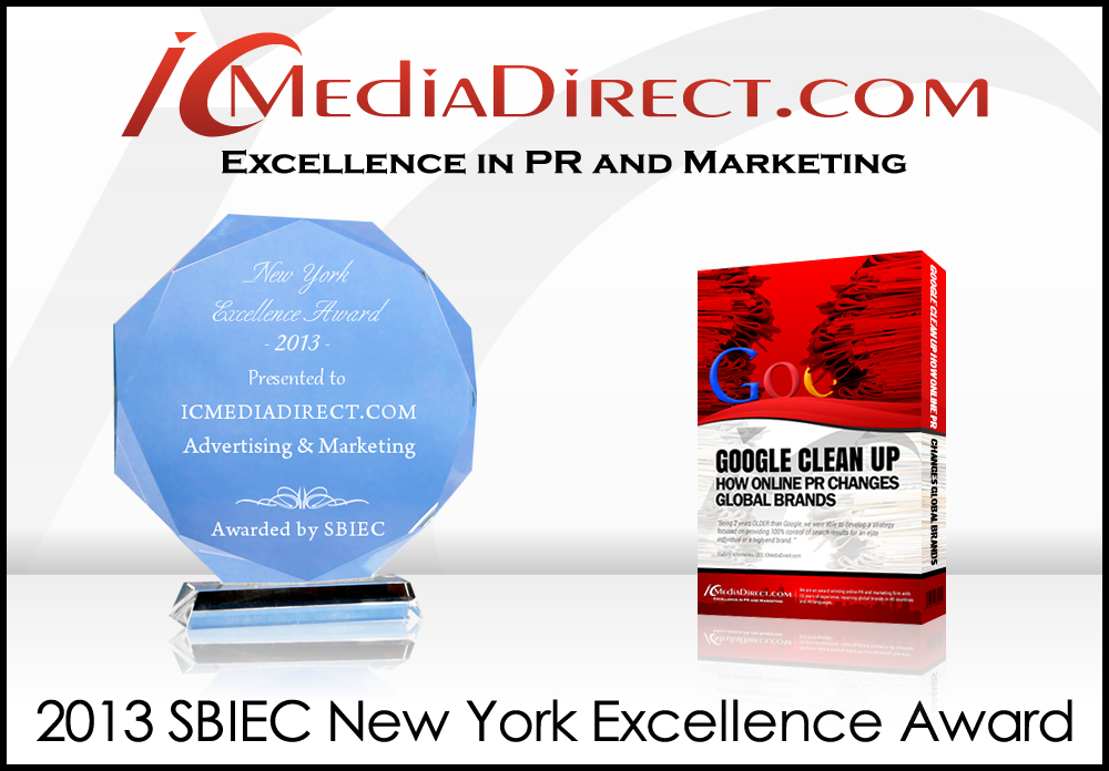 ICMediaDirect Receives SBIEC Award For Digital Reputation Campaigns